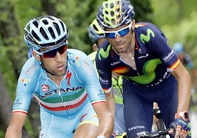 Nibali attacca, Valverde lo segue a ruota @ Bettiniphoto