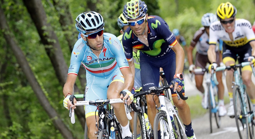 Nibali attacca, Valverde lo segue a ruota @ Bettiniphoto