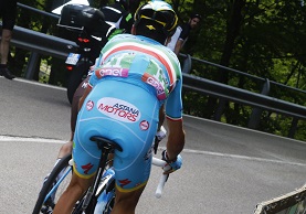 Vincenzo Nibali staccato dai migliori nella Bressanone-Andalo © Bettiniphoto