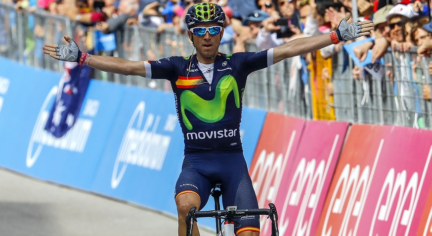 Prima vittoria di tappa al primo Giro d'Italia per Alejandro Valverde © Bettiniphoto
